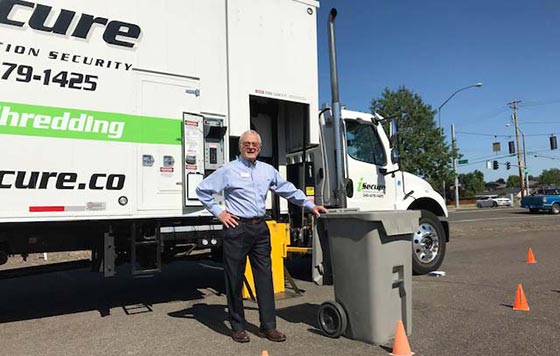 Neal at Free Shred Event